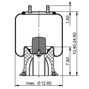 ContiTech Air Spring / 1R12-357 / 9348 6856520 