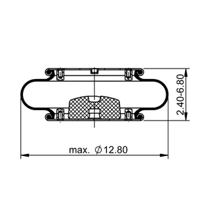 ContiTech Air Spring / 1B12-301 / 7009 6855792 