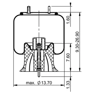 ContiTech Air Spring / 1R13-153 / 8749 6856216 