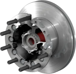 Conmet Iron PreSet Hub/Rotor FF Front Hub 1994256 