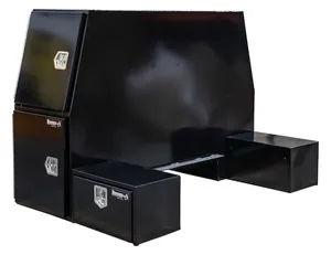 Buyers Products TOOLBOX L PAK 85X55X48 BLACK POWDER COAT 1575652 