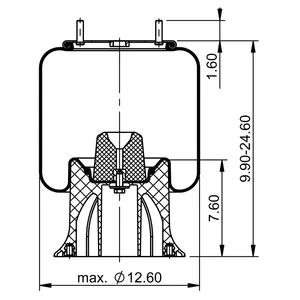 ContiTech Air Spring / 1R12-208 6856126 