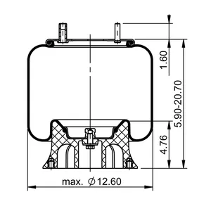 ContiTech Air Spring / 9 10-16 P 394 C 6855930 
