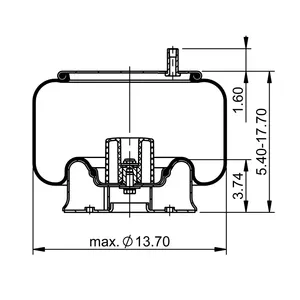 ContiTech Air Spring / 1R13-210 / 8740 6856748 