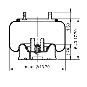 ContiTech Air Spring / 1R13-207 / 8753 6855976 