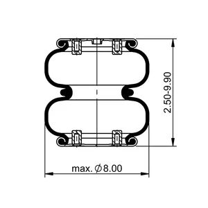 ContiTech Air Spring / FD 110-17A 1131 6856928 