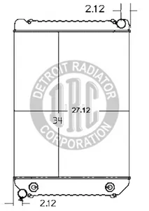 Detroit Radiator Freightliner 916388 