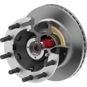 Conmet Iron Preset Hub/Rotor F08 Front Hub Med Duty HP10 ABS 2194644 