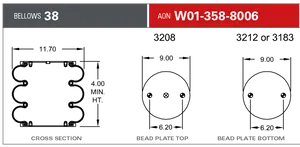 Firestone 38D W/SUP 369584 