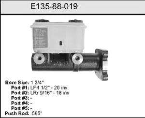 Bendix MASTER CYLINDER 450134 