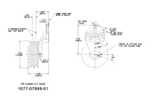 Kit Masters FAN HUB ASSY 3002004 