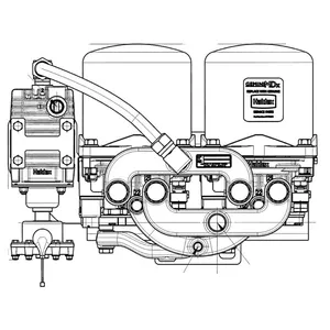 Haldex AIR DRYER GEMINI MDX ASSEMBLY 1850369 