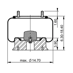 ContiTech Air Spring / 11 10.5C-16 A 21 6856136 