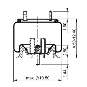 ContiTech Air Spring / 1R10-101 / 5770 6855714 