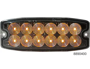 Buyers Products LIGHT STROBE 5 14in 12 LED AMBER 1575672 