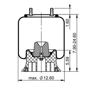 ContiTech Air Spring / 9 10-19 P 814 CT 6856568 