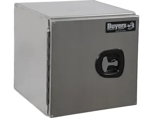 Buyers Products TOOLBOX ALUM SMTH 18X18X18 SWG DR T HDL 1573868 