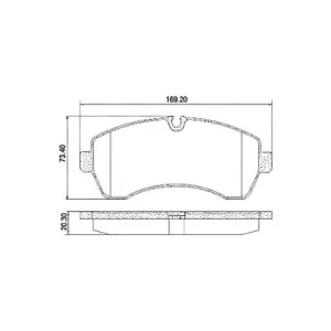 Meritor Disc Pad Set 777648 
