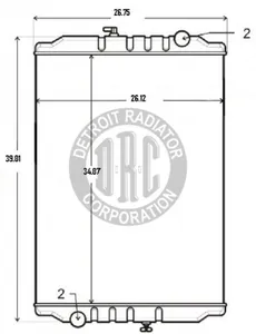 Detroit Radiator Volvo 922506 