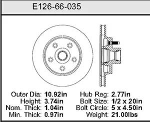 Bendix ROTOR 442948 