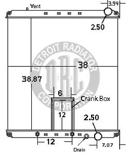 Detroit Radiator Freightliner 926514 