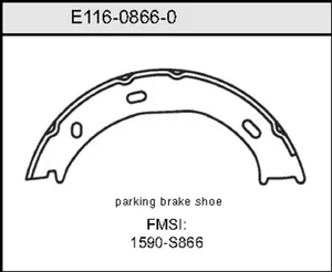 Bendix BRAKE SHOE 446848 