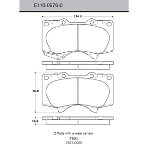 Bendix DISC PAD 455784 