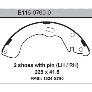 Bendix BRAKE SHOE 449458 