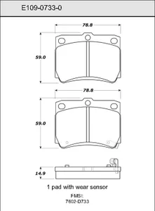 Bendix DISC PAD 449206 