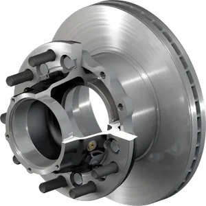 Conmet Iron Conventional Hub/Rotor TP Trailer Hub 473320 