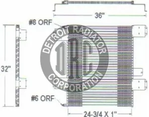 Detroit Radiator Ac Condensers 922740 