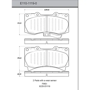 Bendix DISC PAD 454342 