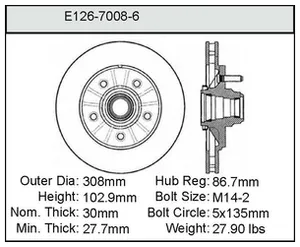 Bendix ROTOR 461210 