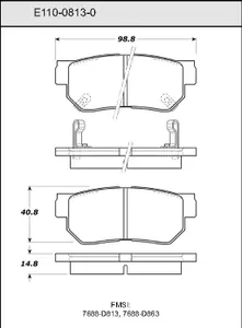Bendix DISC PAD 456612 