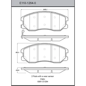 Bendix DISC PAD 444180 