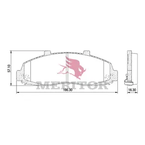 Meritor Allmk Disc Pad 785894 