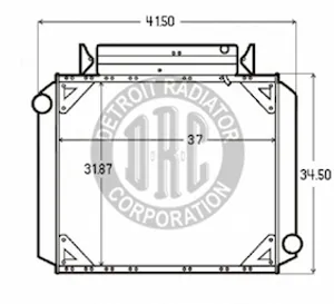 Detroit Radiator Freightliner 920094 