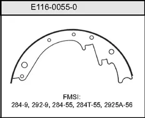 Bendix BRAKE SHOE 449110 