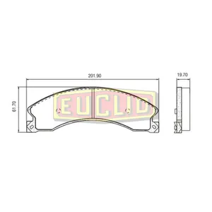 Euclid Disc Pad Set 765942 
