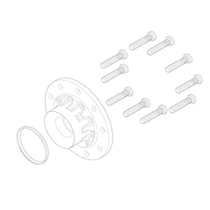 Holland HUB ASSEMBLY,LONG S 602594 