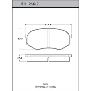 Bendix DISC PAD 459746 