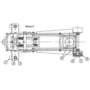 Omega/Hein Werner REAR CASTER FOR 1301830 