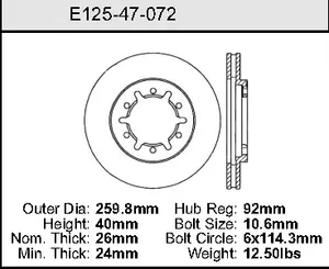 Bendix ROTOR 455122 