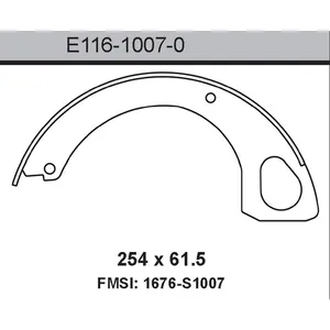 Bendix BRAKE SHOE 444168 