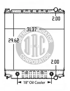 Detroit Radiator Freightliner 919810 