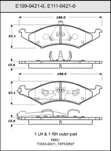 Bendix DISC PAD 441100 