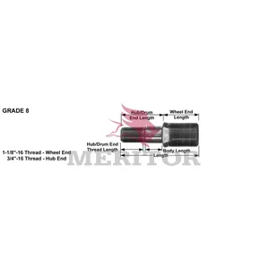 Meritor Stud-R.H. 777948 