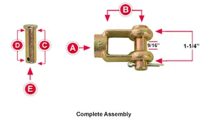 Tectran Clevis Pin 279796 