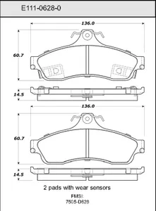 Bendix DISC PAD 446966 