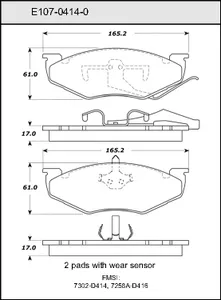 Bendix DISC PAD 449698 
